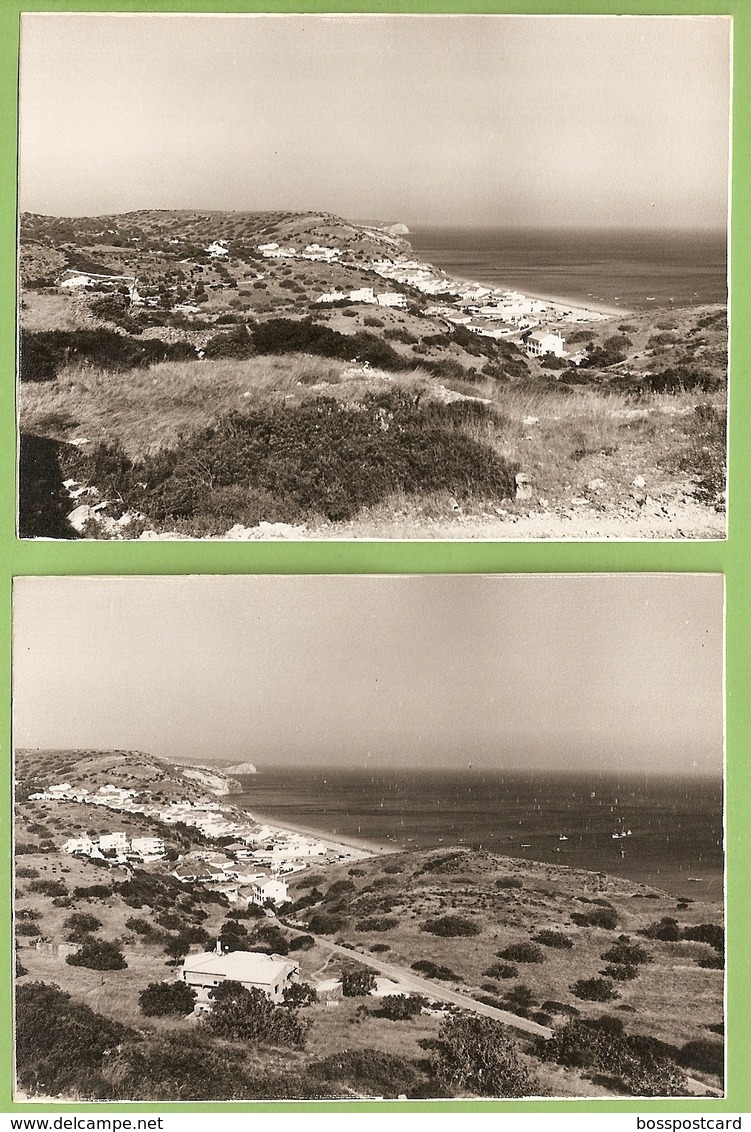 Praia Da Salema - 2 REAL PHOTOS - Vista Da Praia. Vila Do Bispo. Faro. - Faro