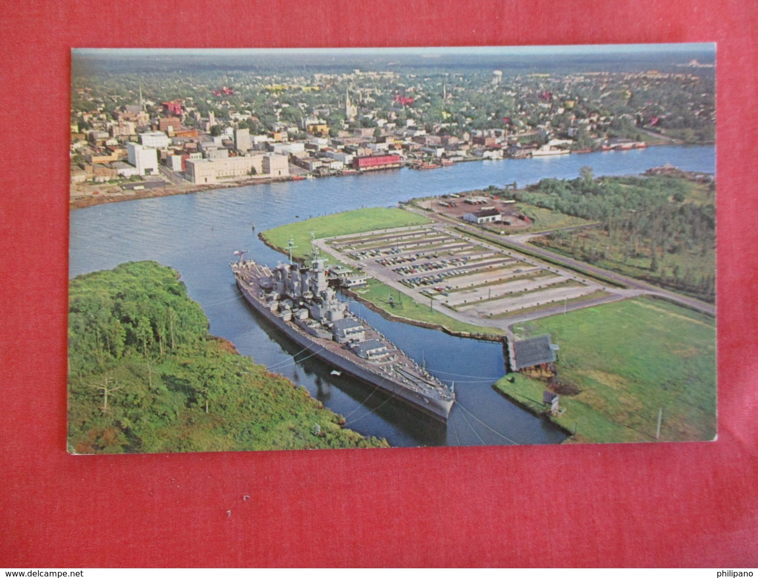 Wilmington  USS North Carolina   In Harbor    - North Carolina >  Ref  2885 - Wilmington