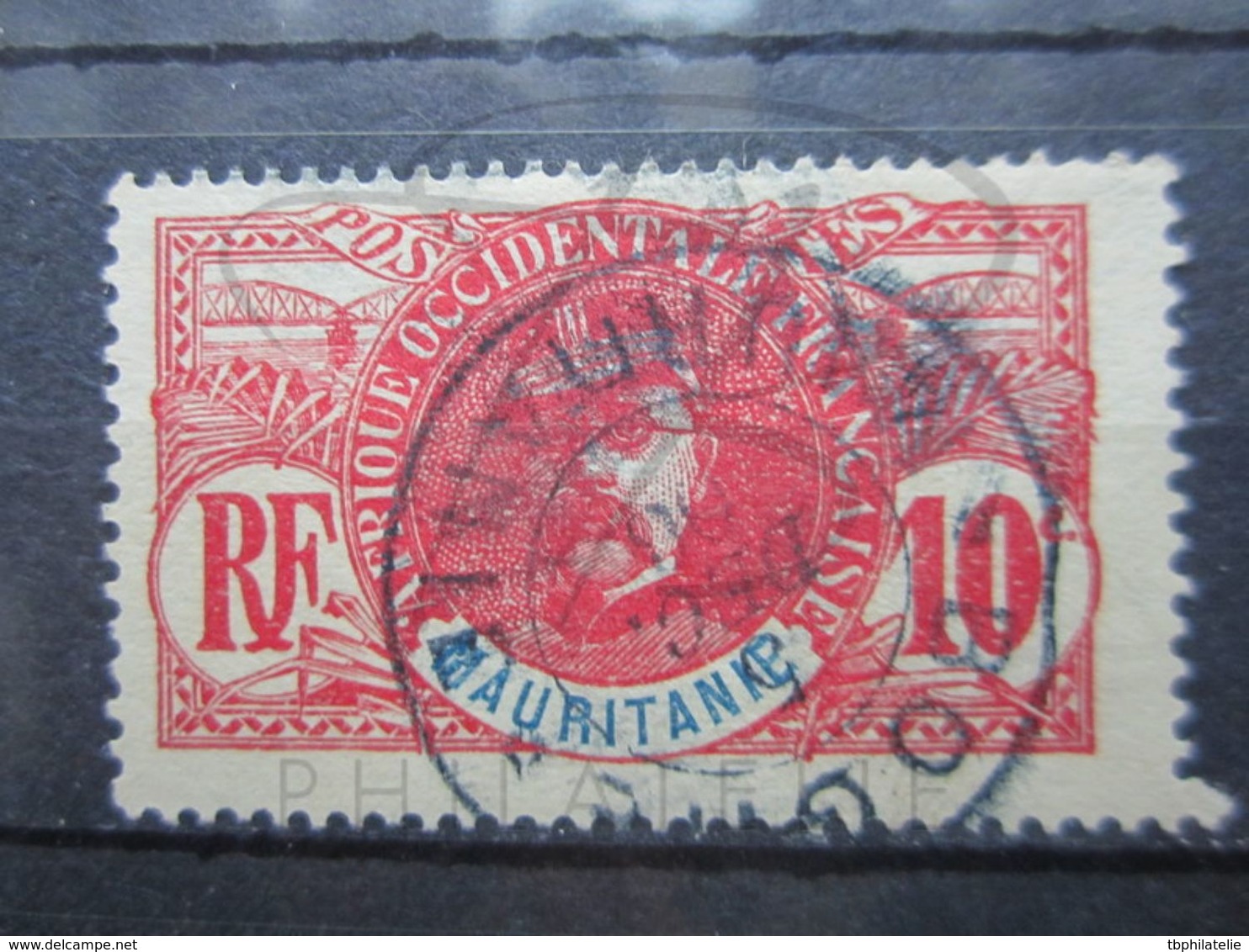 VEND TIMBRE DE MAURITANIE N° 5 , OBLITERATION " BOGHE " !!! - Used Stamps