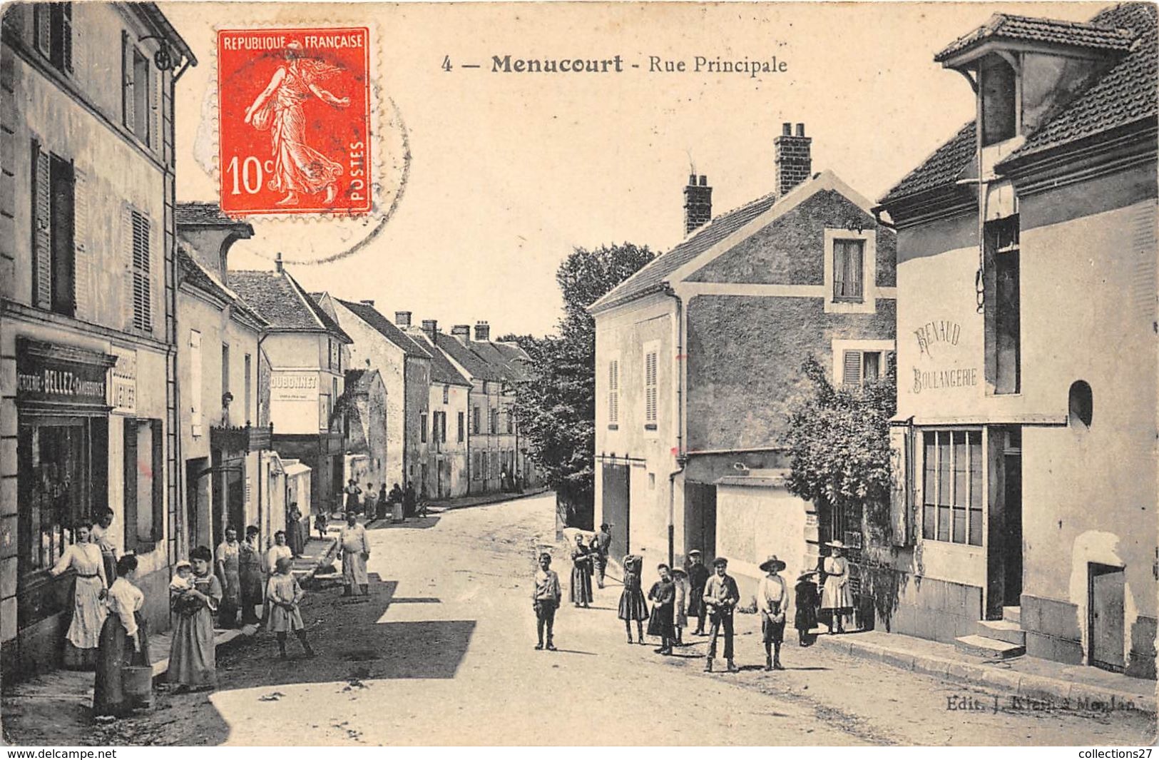 95-MENUCOURT-RUE PRINCIPALE - Menucourt