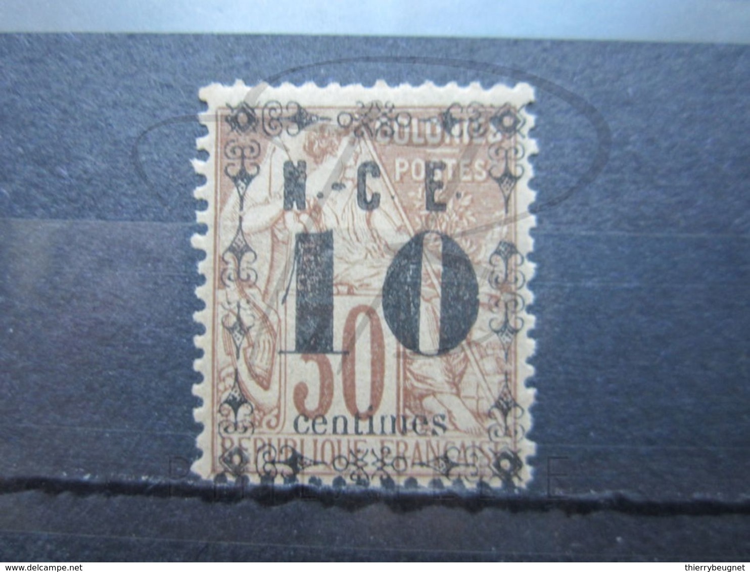 VEND BEAU TIMBRE DE NOUVELLE-CALEDONIE N° 12 , X !!! - Nuevos