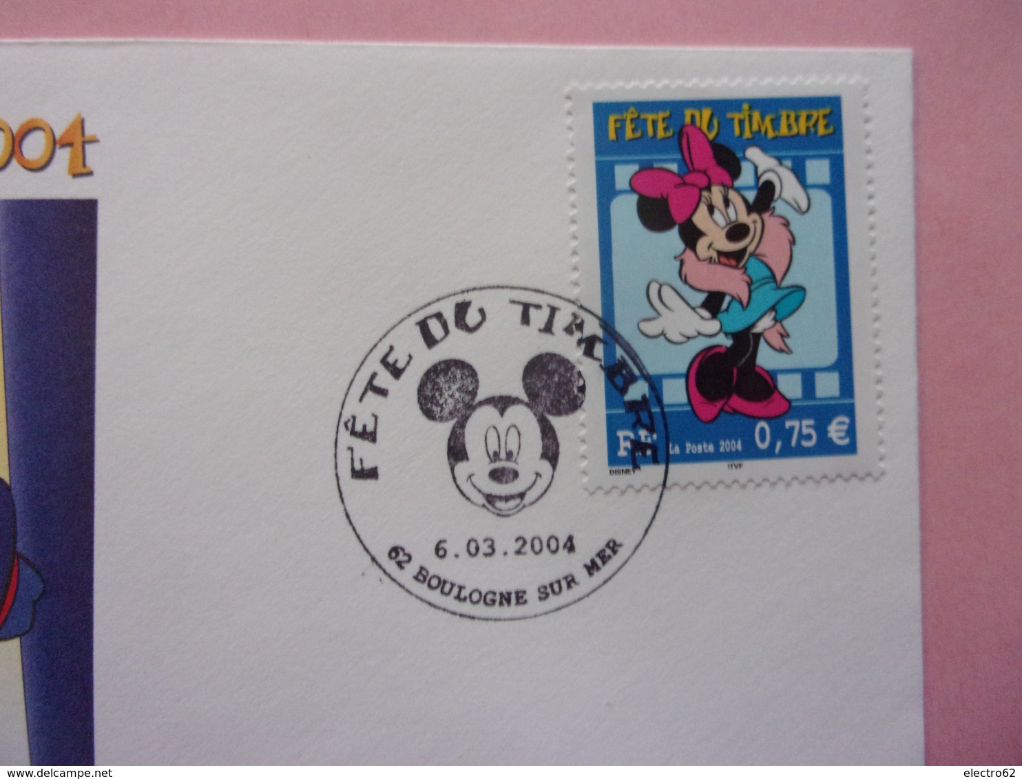 FDC Disney, Minnie Mickey Fête Du Timbre 2004 BD - Disney