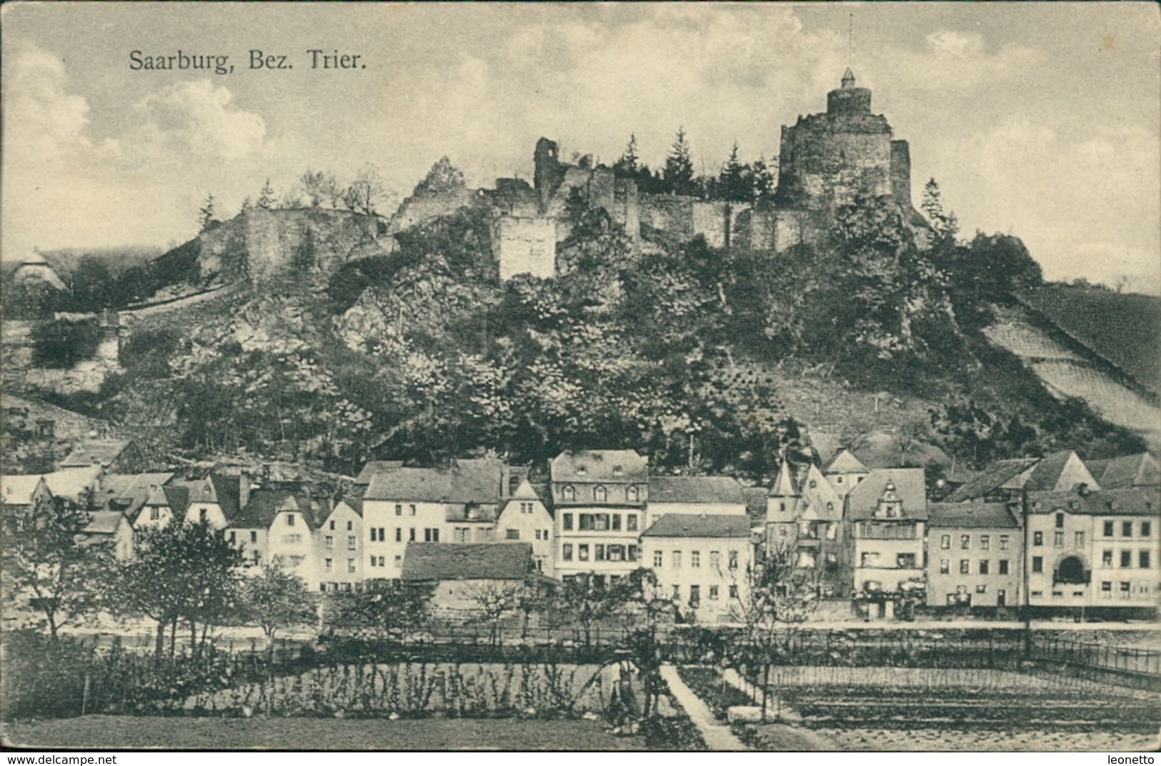 AK Saarburg, Teilansicht, Ca. 1910er Jahre (29437) - Saarburg