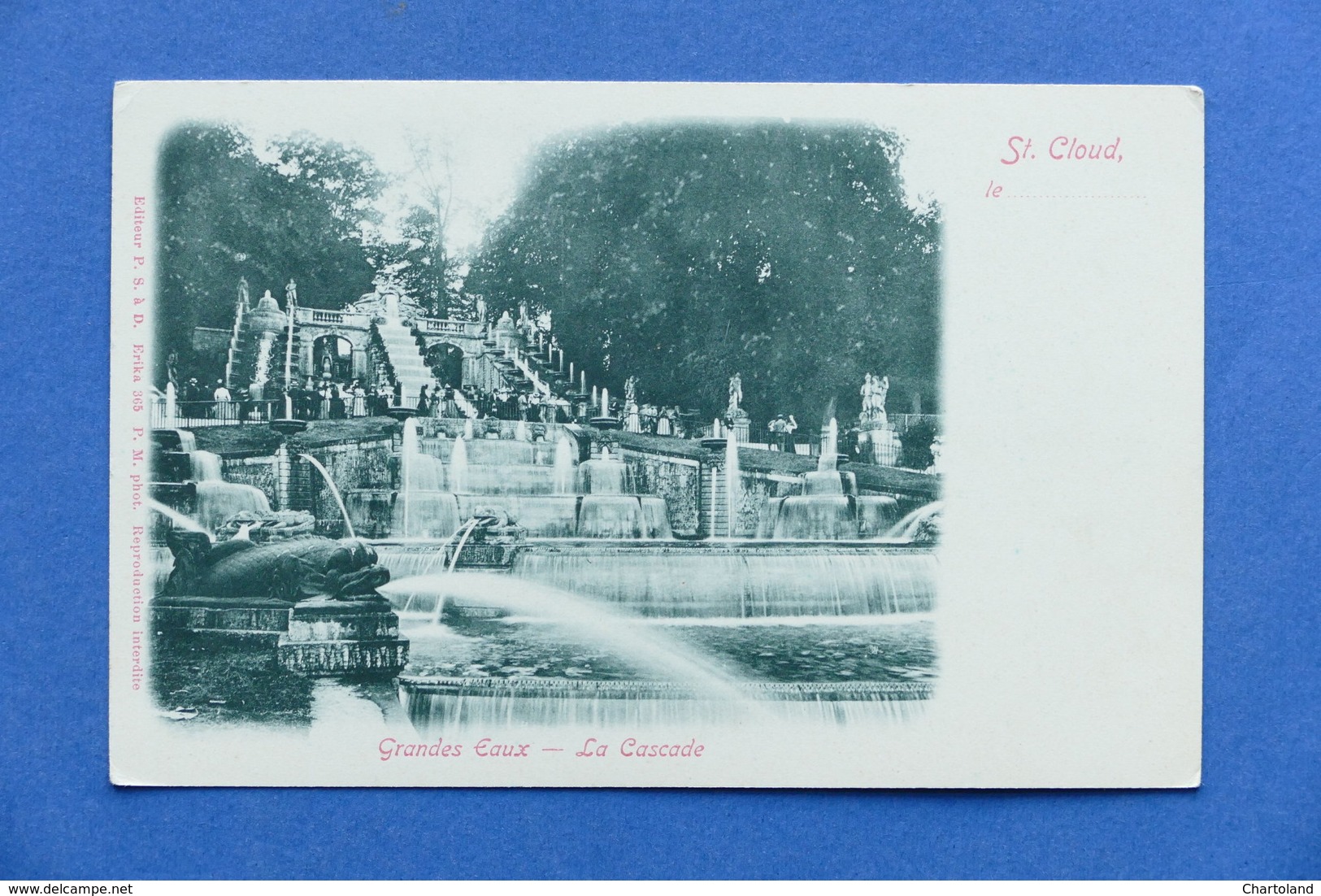 Cartolina Francia - St. Cloud - Grandes Eaux - La Cascade - 1900 Ca. - Non Classificati