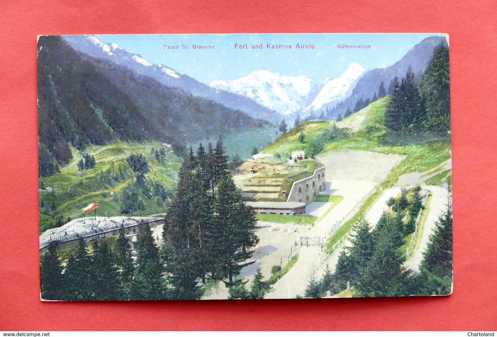 Cartolina Svizzera - Airolo - Fort Und Kasene - 1915 - Non Classificati