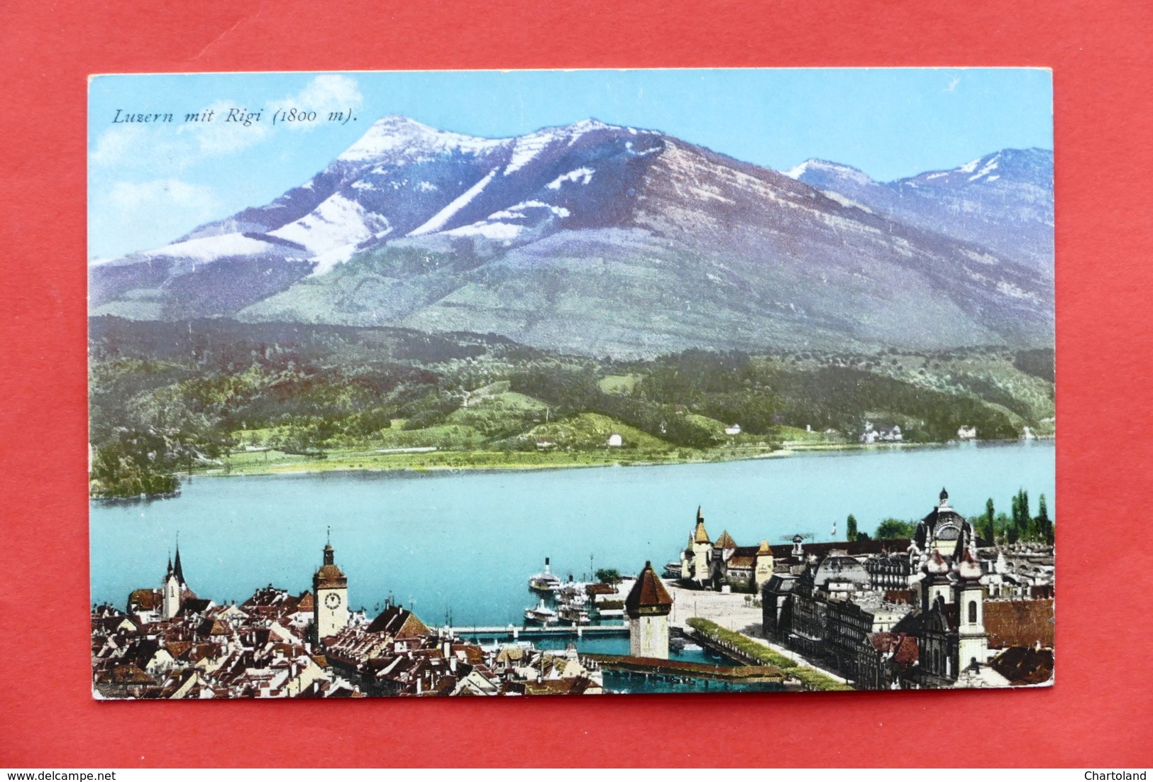 Cartolina Svizzera - Lucerna - Luzern Mit Rigi - 1911 - Non Classificati