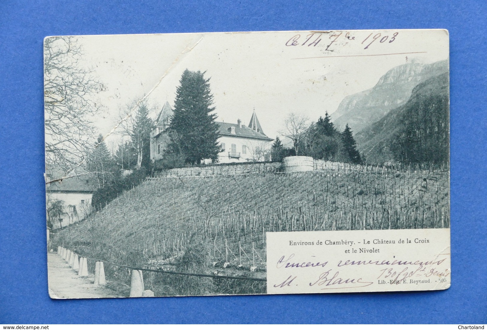 Cartolina Francia - Environs De Chambery - Le Chateau De La Croix Et Le Nivolet - Non Classificati