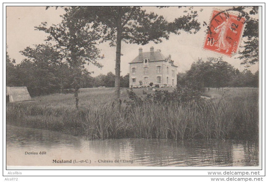 Mesland-Château De L'Etang-Deniau Edit.Ecrite Par EM.Martin. - Autres & Non Classés