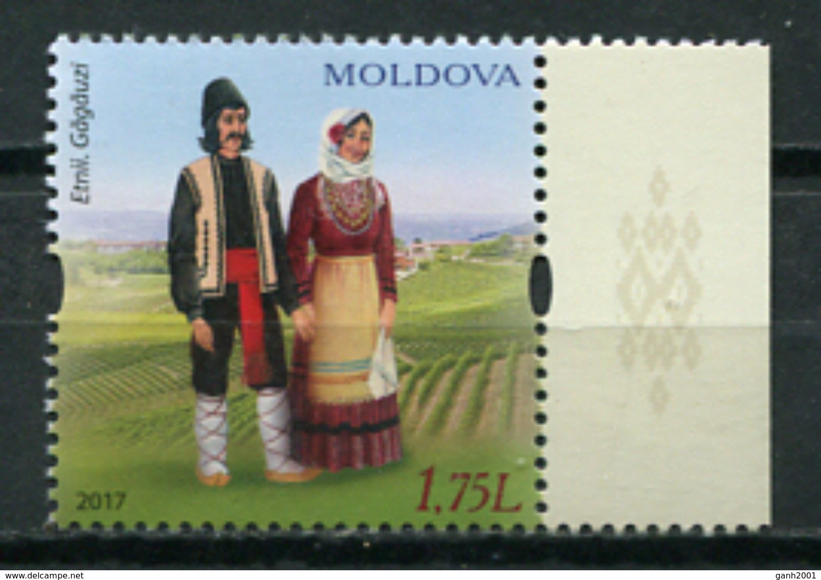 Moldova 2017 Moldavia / Folk Costumes MNH Trajes Tipicos Folklore Kostüme / Cu7111  30-7 - Otros & Sin Clasificación