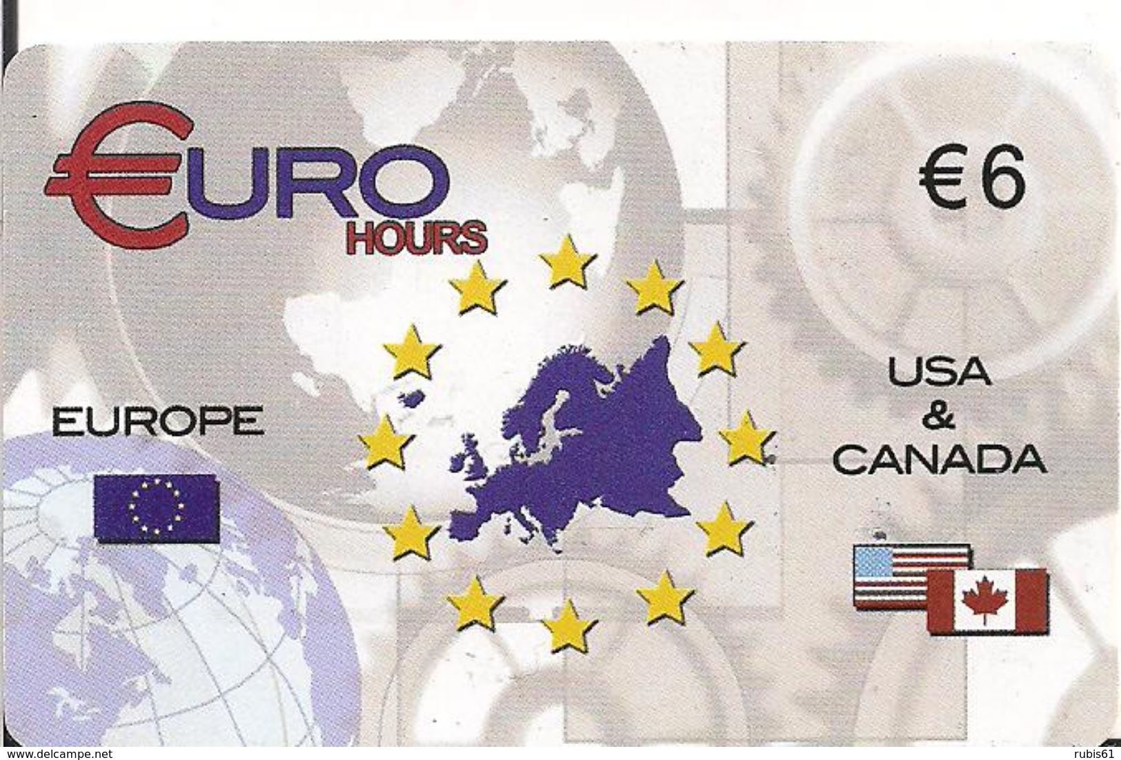 TARJETA PRE -PAID  EURO - Non Classificati