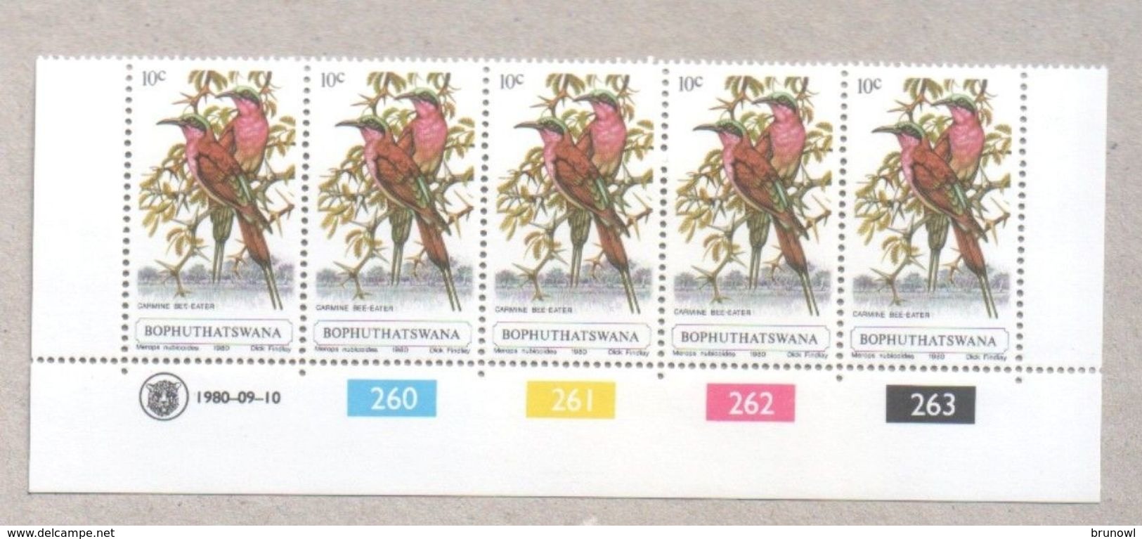 Bophuthatswana Blocks Of MNH Stamps 1980 Birds - Bophuthatswana