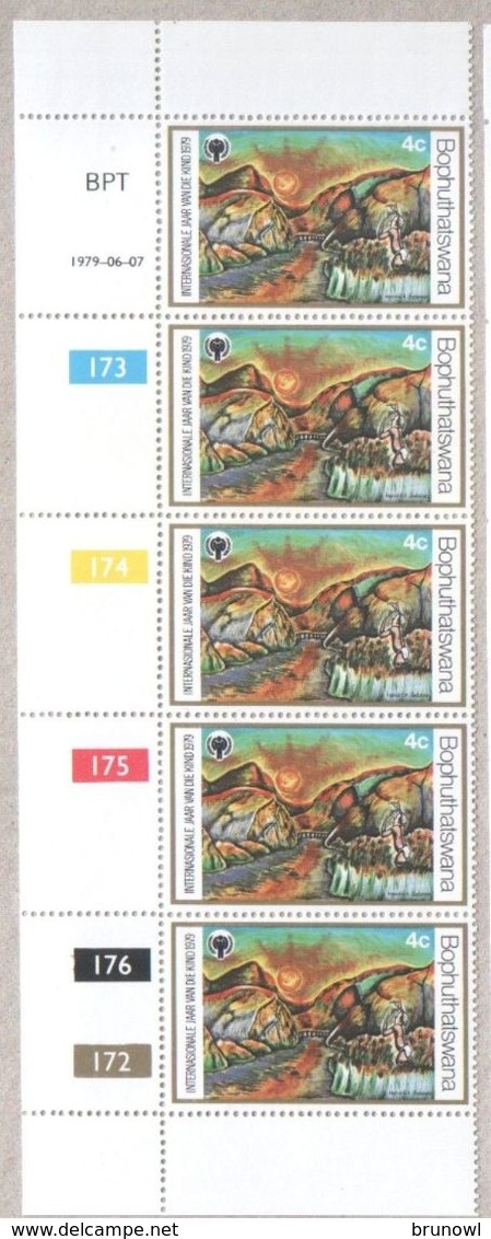 Bophuthatswana Blocks Of MNH Stamps 1979 International Year Of The Child - Bophuthatswana