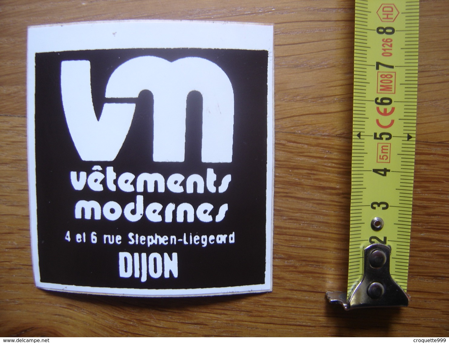 Autocollant Sticker VM Vetements Modernes Dijon - Autocollants