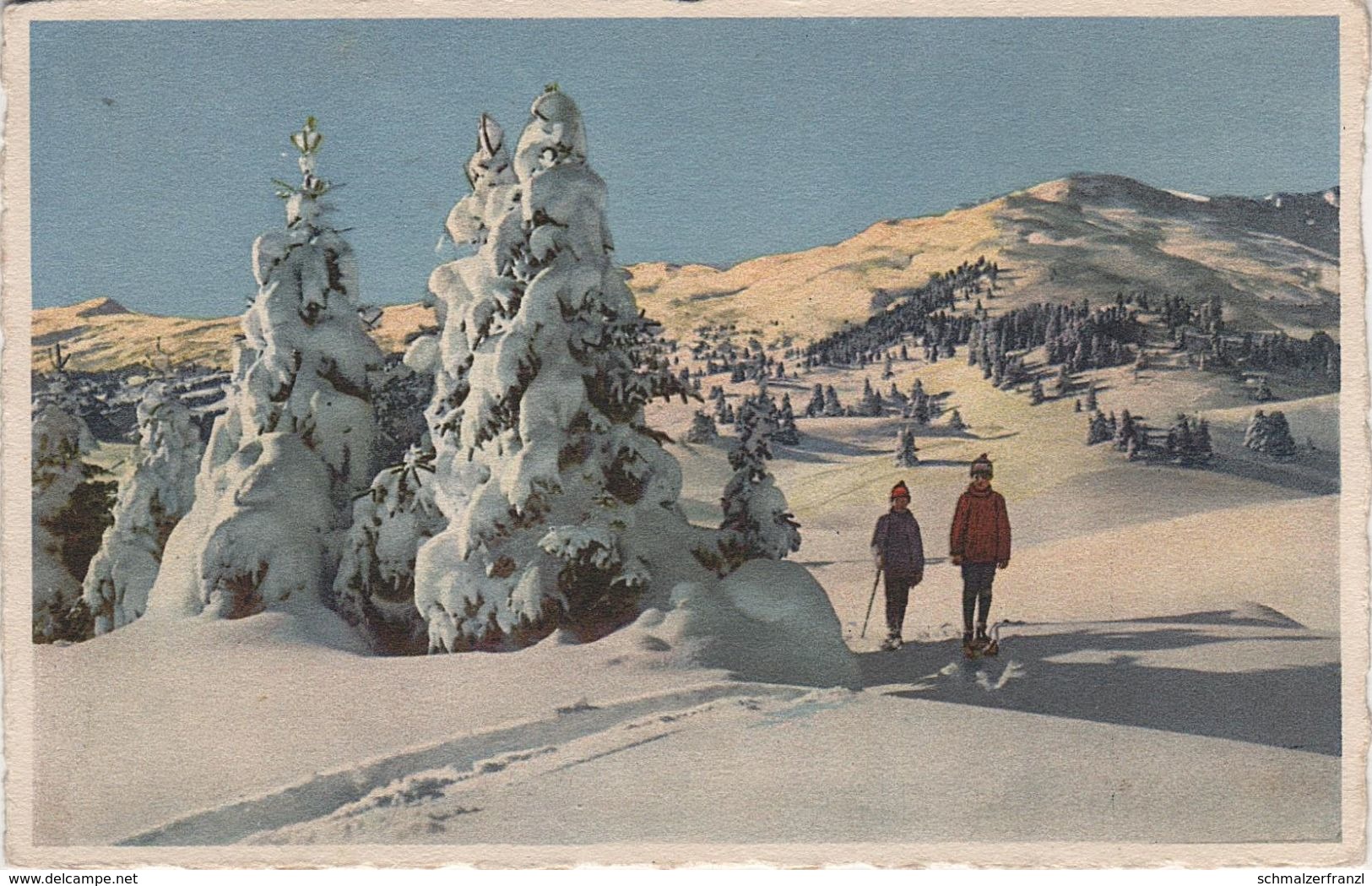 AK Alpen Berge Winter Ski Skifahrer Bayern Allgäu Österreich Austria Schweiz Suisse Südtirol Trentino CTK Künzli Zürich - Alpinisme