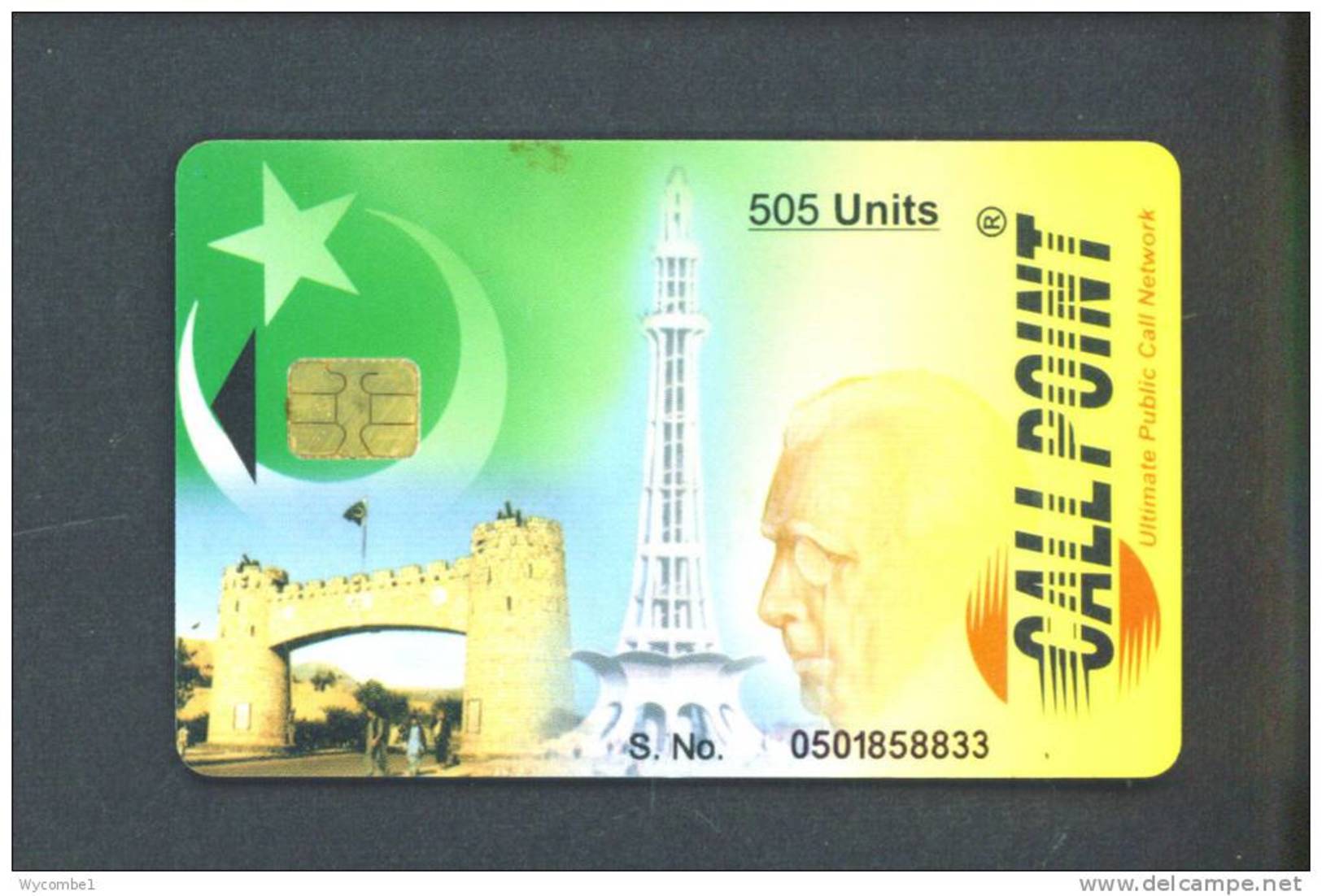 PAKISTAN  -  Chip Phonecard As Scan - Pakistán