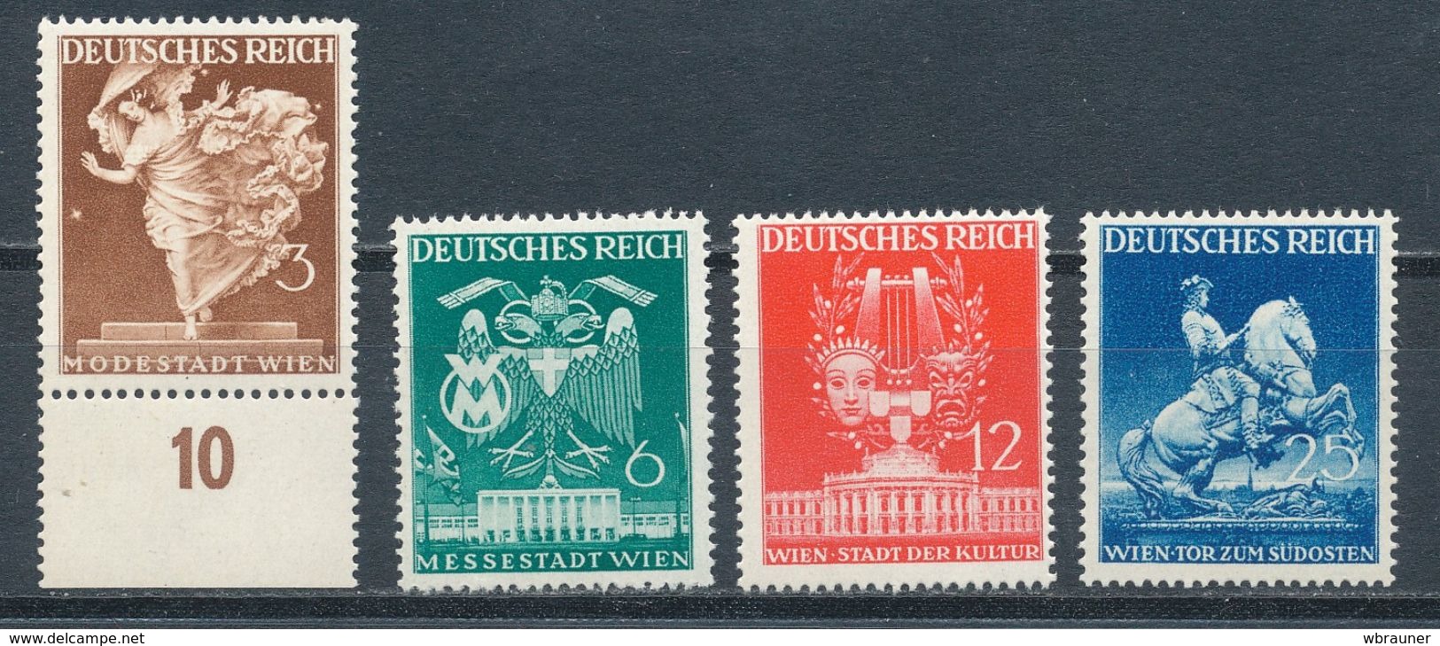 Deutsches Reich 768/71 ** Mi. 14,- - Nuovi