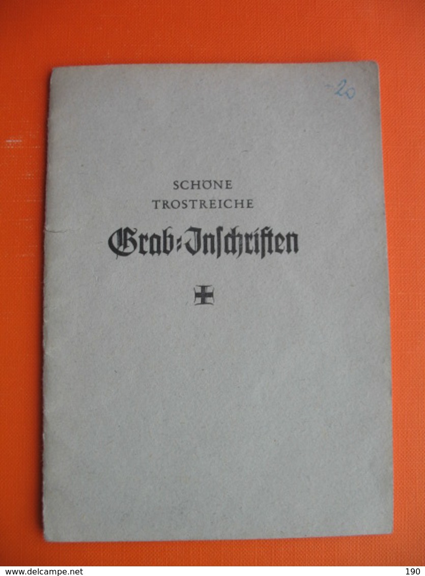 SCHONE TROSTREICHE Grab Inschriften...von R.BANKA - Cristianesimo