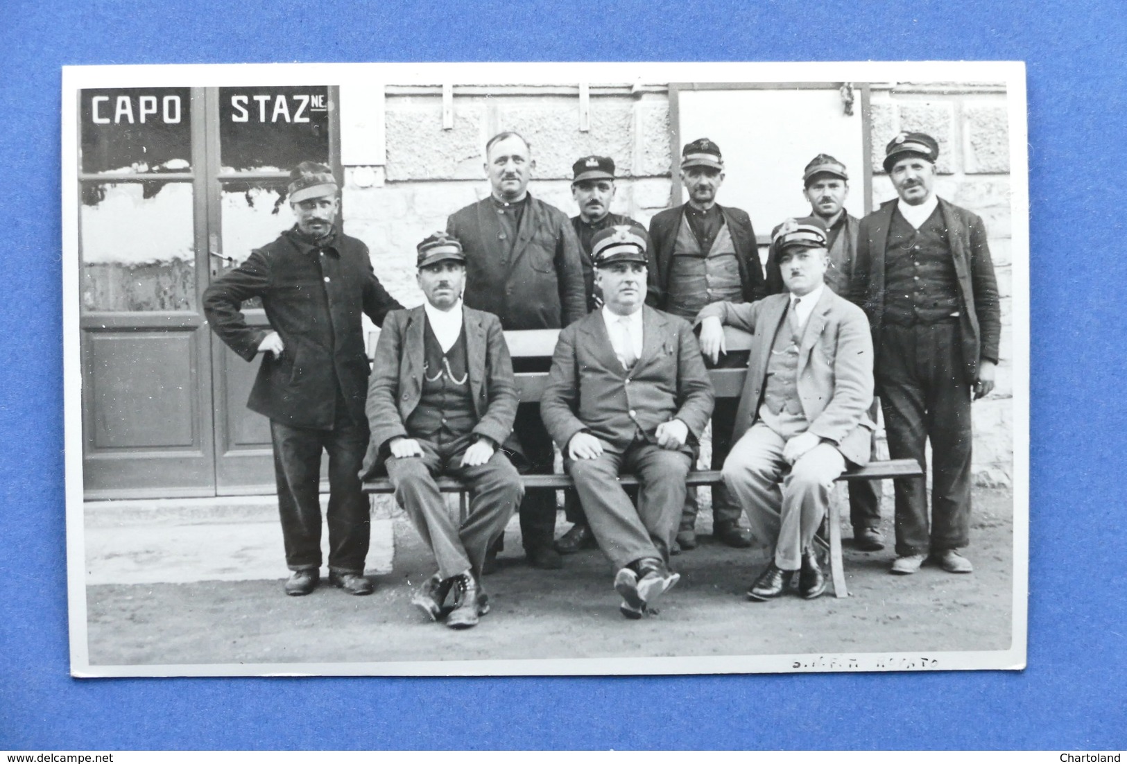 Cartolina Ferrovie - Stazione Di Rovato - Ferrovieri - 1931 - Brescia