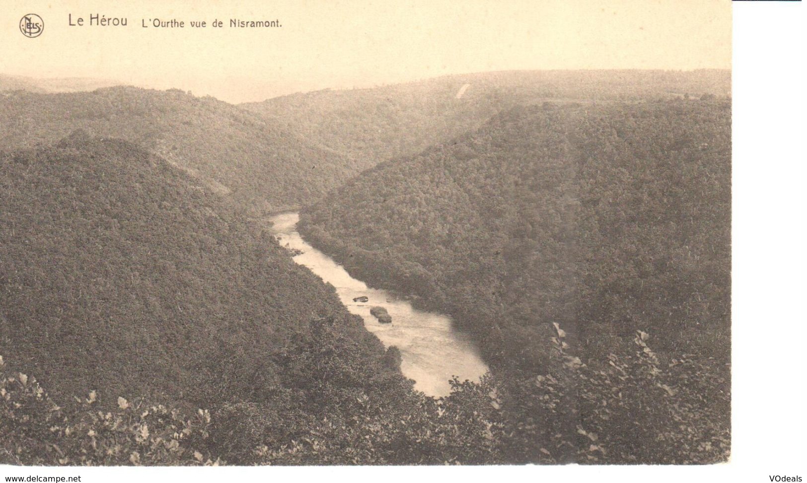 La Roche En Ardenne - CPA - Le Hérou - L'Ourthe Vue De Nisramont - La-Roche-en-Ardenne