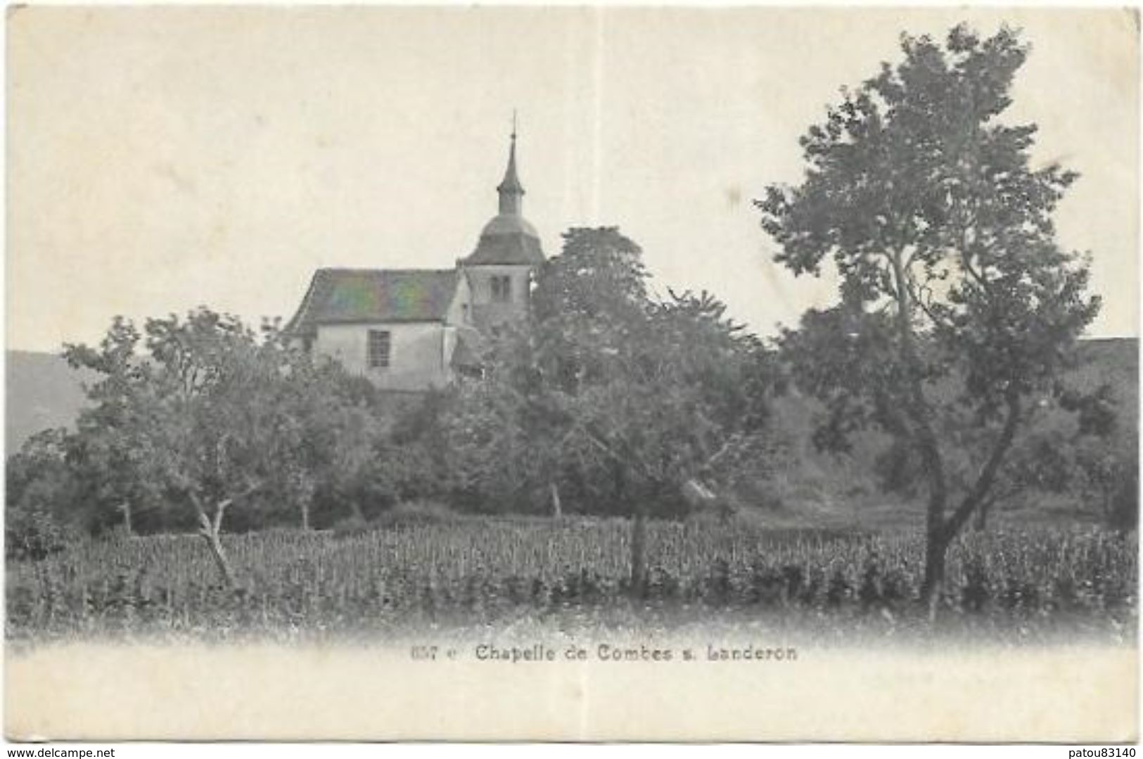 SUISSE.   CHAPELLE DE COMBES S. LANDERON - Chapelle