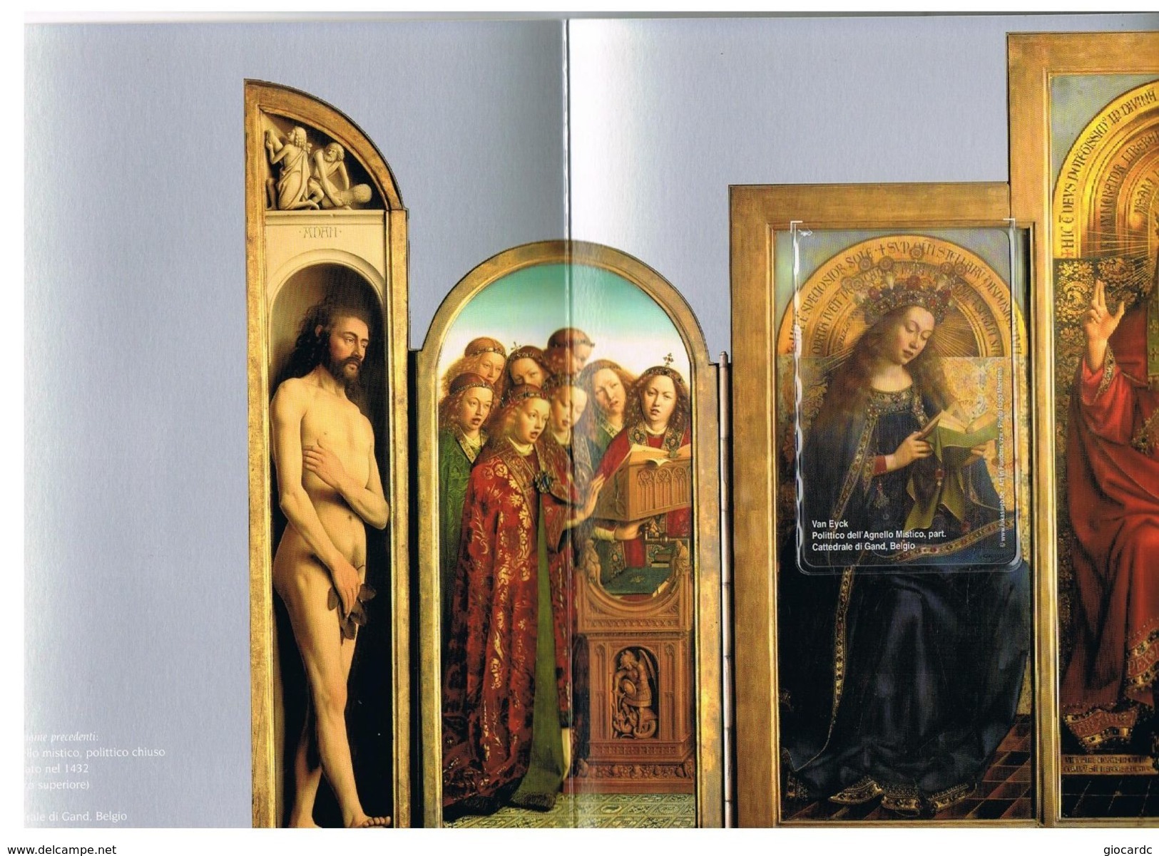 VATICANO (VATICAN) -  2017 VAN EYCK. L' AGNELLO MISTICO (1^ PARTE)   -  4 SCHEDE NUOVE (  222-225) IN FOLDER - Vaticano