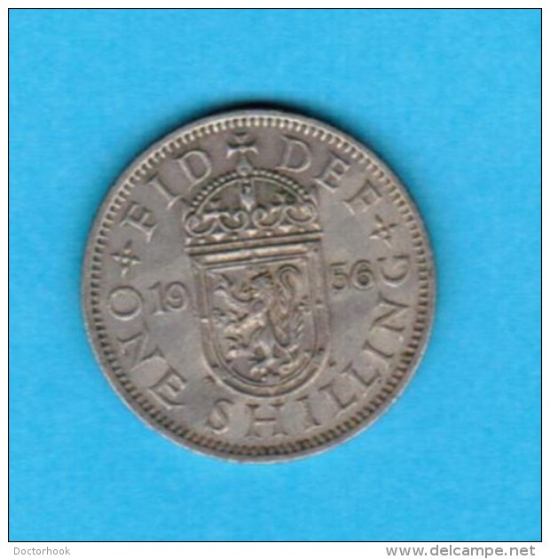 GREAT BRITAIN   1 SHILLING 1956 (KM # 904) #5111 - I. 1 Shilling