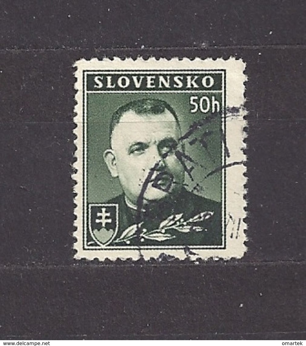 Slovakia Slowakei 1939 Gest ⊙ Mi 67 Sc 43 J.Tiso. SLOVENSKO. C4 - Gebraucht