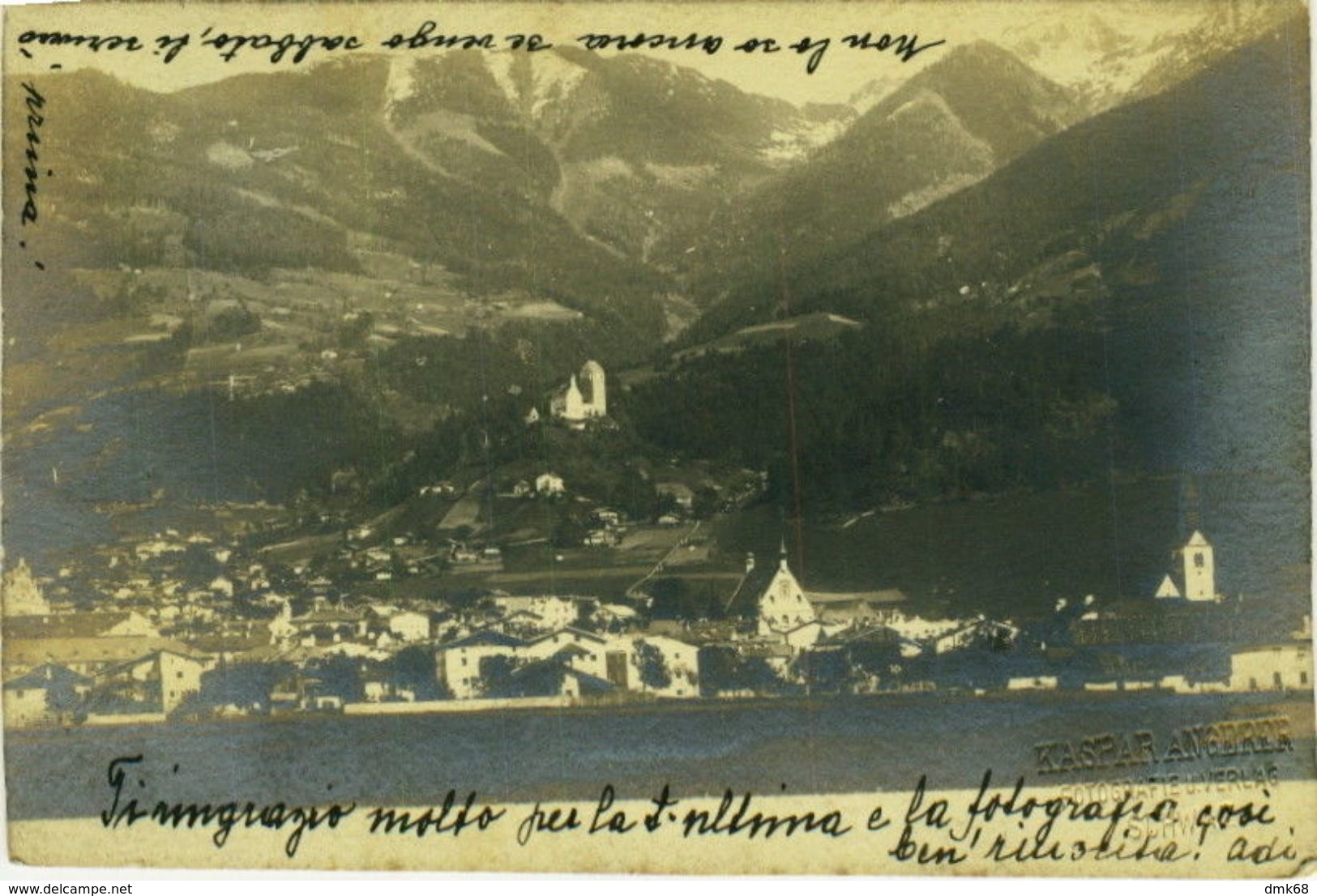 AUSTRIA - SCHWAZ IN TIROL - VIEW - RPPC POSTCARD - EDIT K. ANGEROR 1901 (2593) - Schwaz