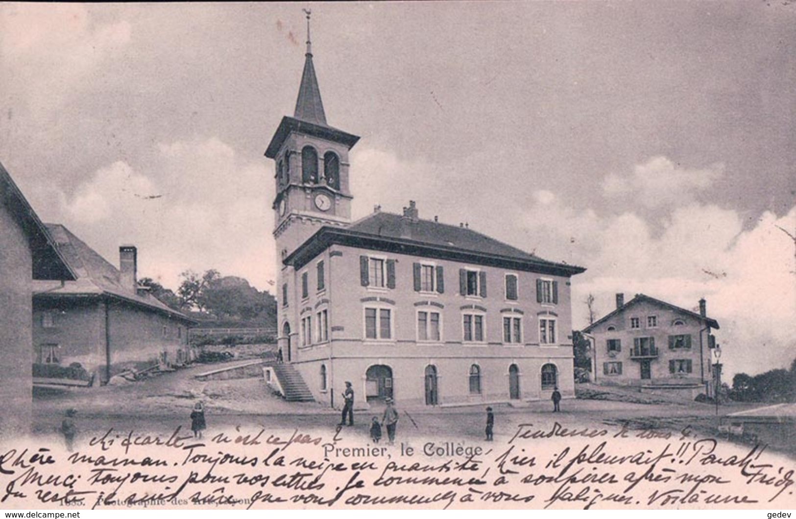 Premier VD, Le Collège (29.1.1902) - Premier