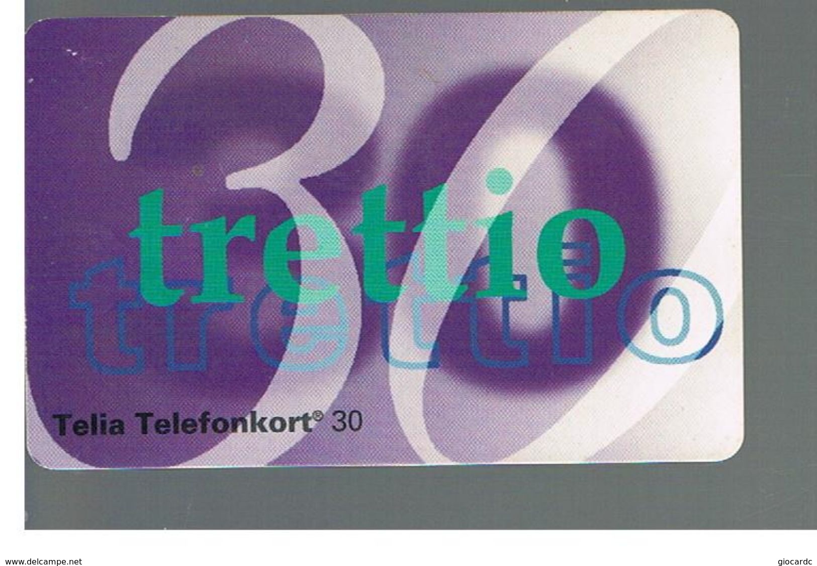 SVEZIA (SWEDEN) - TELIA  (CHIP) -  1993      NUMBER 30    - USED - RIF. 10021 - Schweden