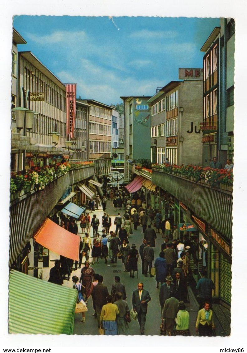 Allemagne--STUTTGART--1969--Schulstrasse (très Animée)--timbre - Cachet - Stuttgart