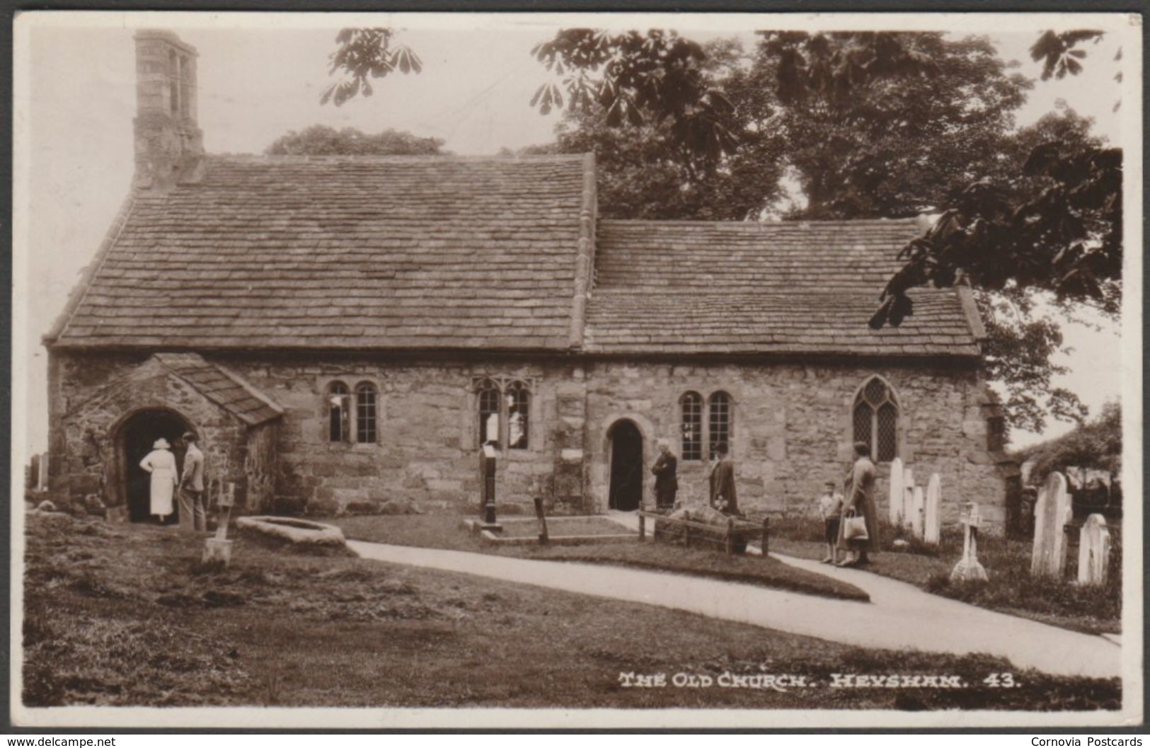 The Old Church, Heysham, Lancashire, 1949 - RP Postcard - Other & Unclassified