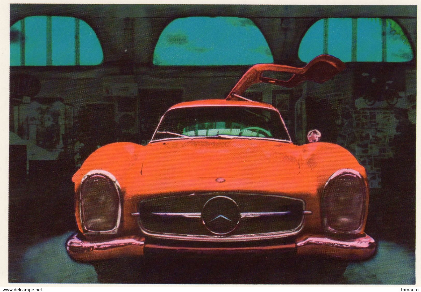 Mercedes 300 SL  -   Photo Didier Mignot  -  Carte Postale Moderne - Turismo