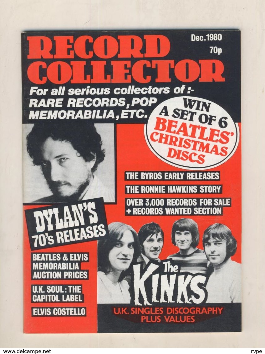 BEATLES . Elvis   ETC ....REVUE ANGLAISE RECORD COLLECTOR N° 16 DE Decembre 1980 - Objets Dérivés