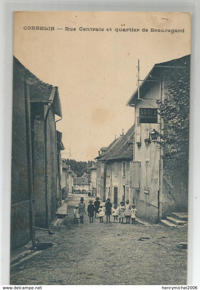 Isère 38 - Corbelin Rue Centrale Et Quartier De Beauregard - Corbelin