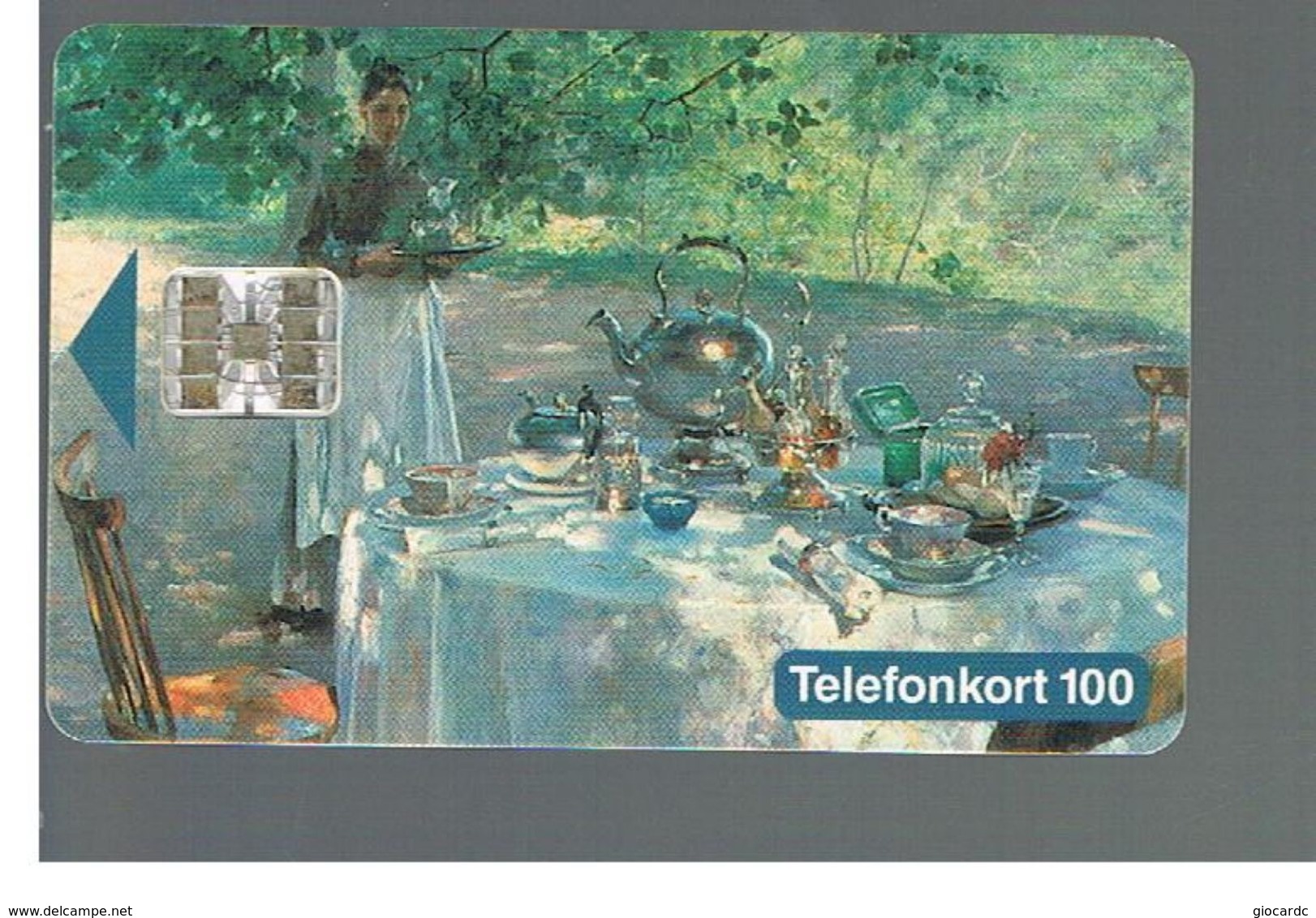 SVEZIA (SWEDEN) - TELIA  (CHIP) -  1993   HANNA HIRSCH-PAULI, PAINTING             - USED - RIF. 10028 - Svezia