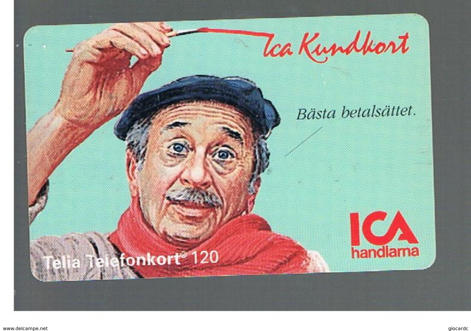 SVEZIA (SWEDEN) - TELIA  (CHIP) -  1994   ICA MAN       - USED - RIF. 10037 - Schweden