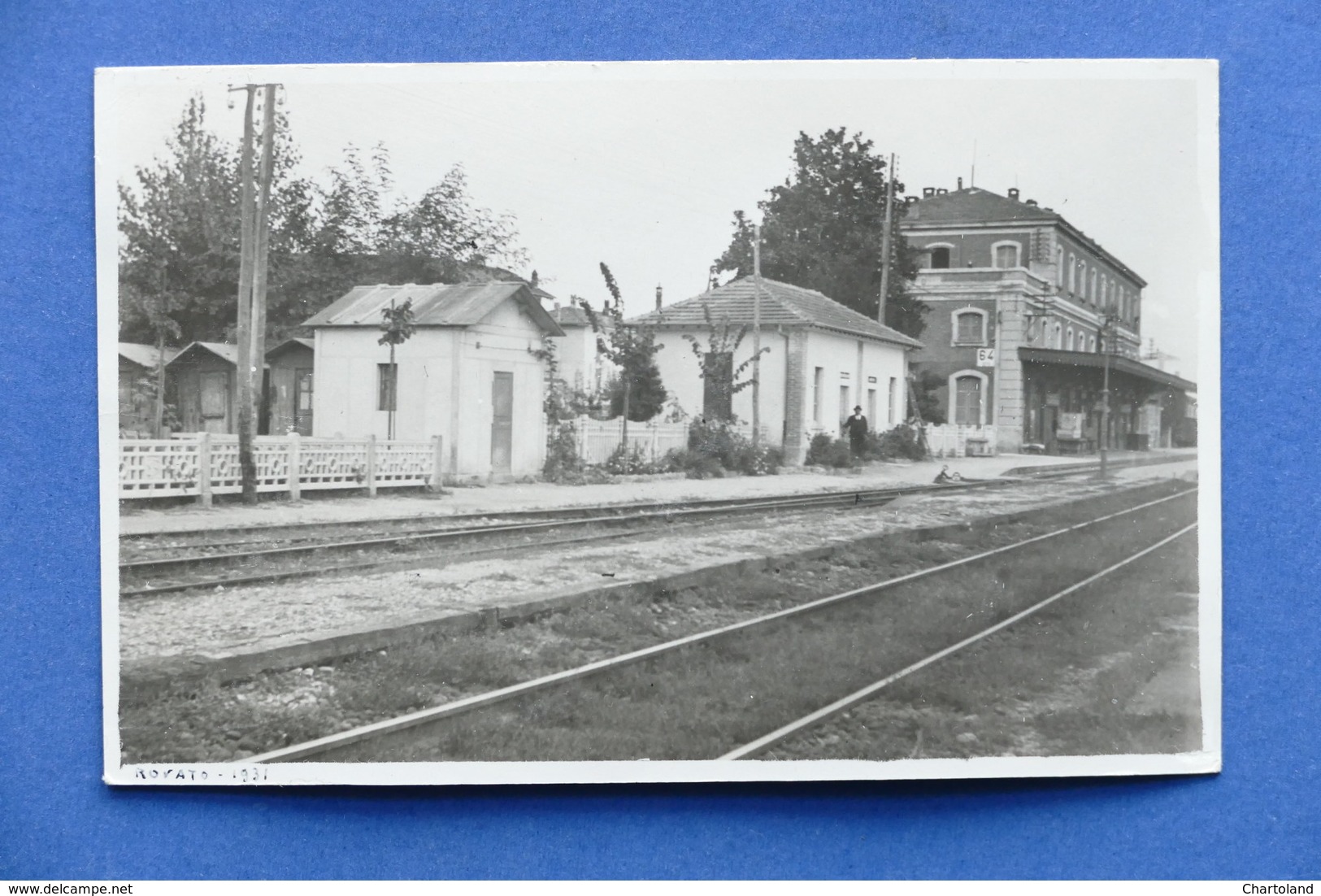 Cartolina Stazione Di Rovato - 1931 - Brescia