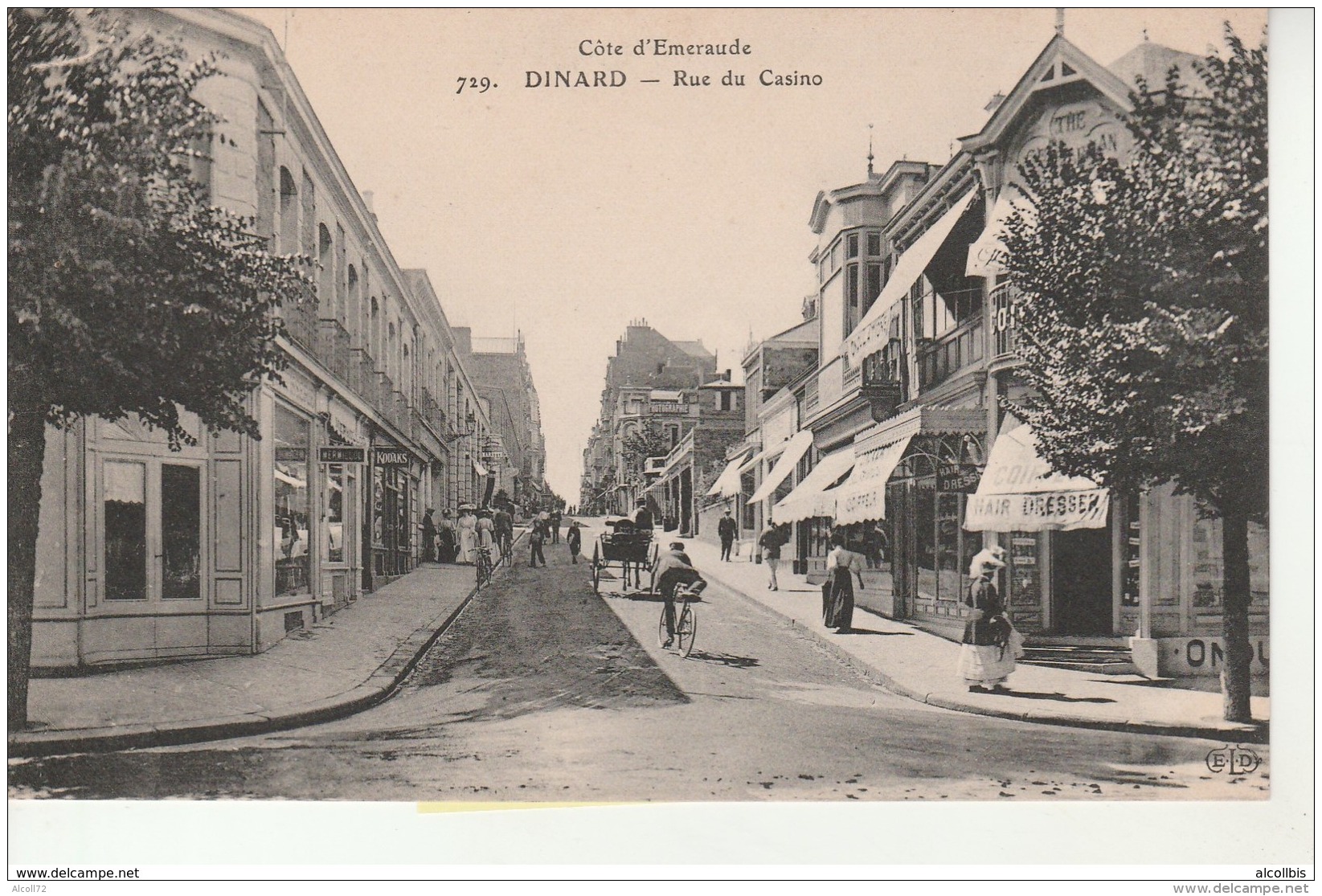Côte D'Emeraude-Dinard-Rue Du Casino. - Dinard