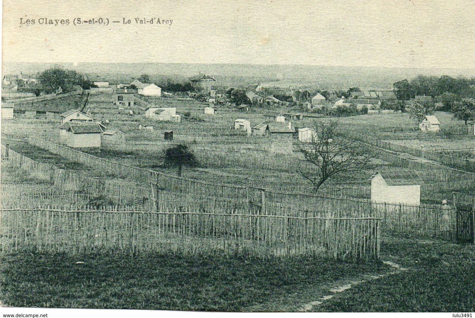 CPA - Les CLAYES (78) - Aspect Du Bourg Le Val-d'Arcy Au Début Du Siècle - Les Clayes Sous Bois