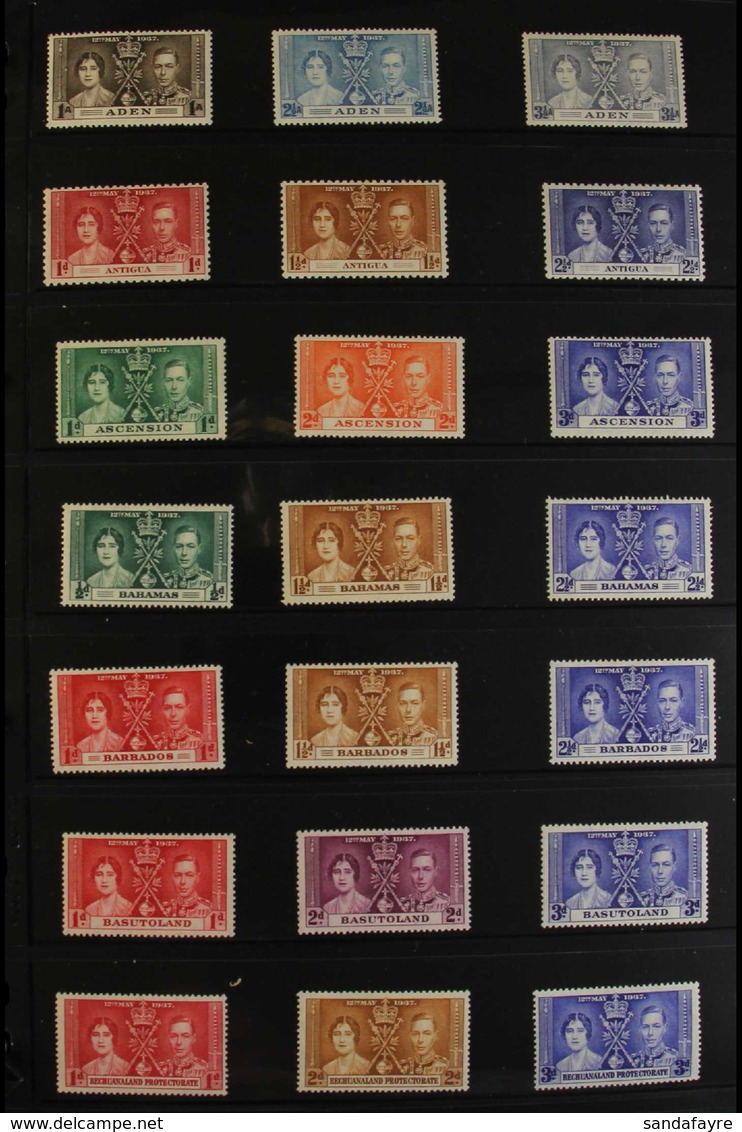 1937-51 KGVI COMMONWEALTH OMNIBUS COLLECTION. An ALL DIFFERENT Mint Collection Of "Omnibus" Issues Presented On Stock Pa - Autres & Non Classés