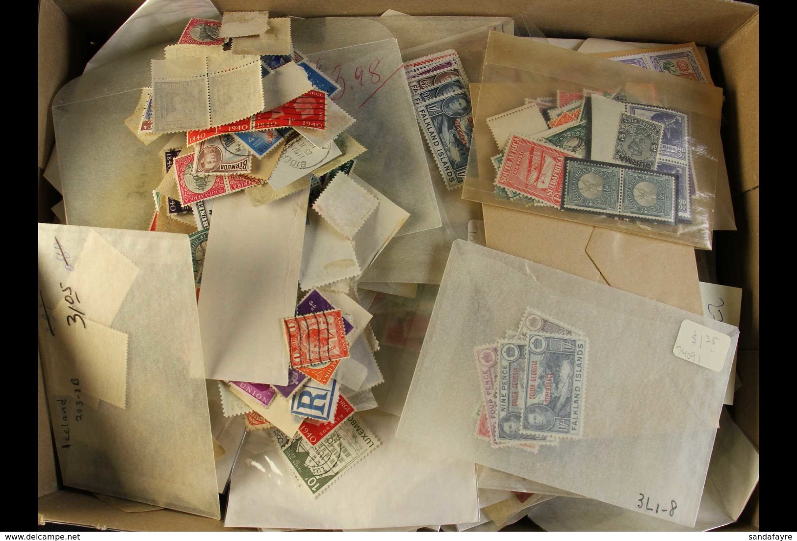 WORLD SORTER CARTON MINT & USED STAMPS ACCUMULATION, Incl. 19th Century To 1950s World Collection In An Album, Album Con - Other & Unclassified