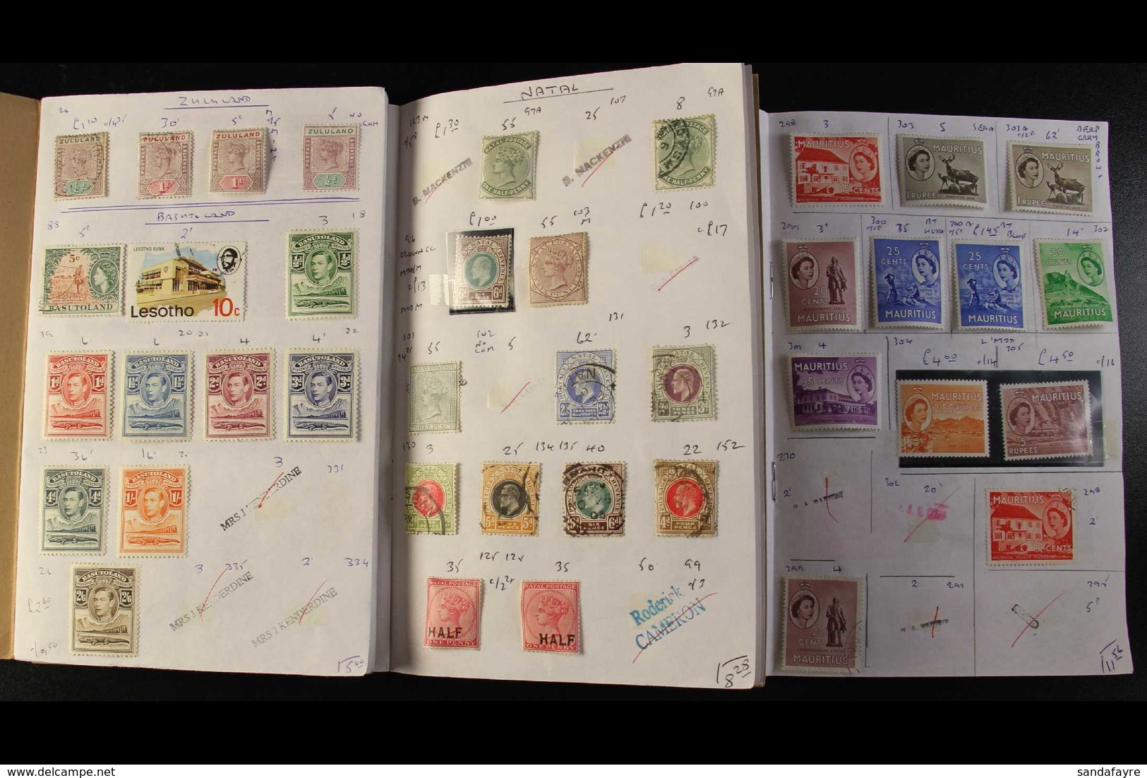 BRITISH COMMONWEALTH BRITISH AFRICA, MALAYSIA & SINGAPORE 19th Century To 1980's Mint & Used Ranges In 36 Circulated App - Other & Unclassified