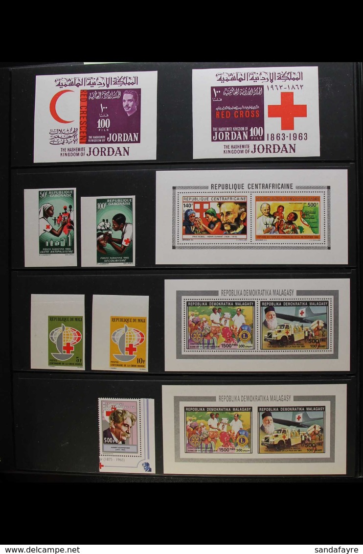 RED CROSS NEVER HINGED MINT COLLECTION - Stamps & Miniature Sheet Issues From All Over The World, All Stamps Checked Are - Ohne Zuordnung