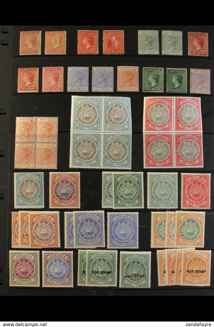 1863-1953 MINT COLLECTION Includes 1863-67 1d Dull Rose And 1d Vermilion, 1872 1d  Scarlet Both Watermark Upright And Wm - Other & Unclassified