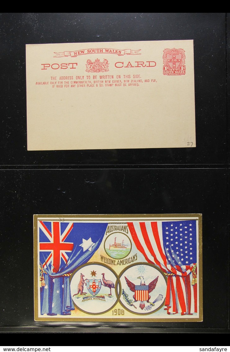NEW SOUTH WALES POSTAL STATIONERY 1877-1908 Very Fine Unused All Different Collection Of POSTAL CARDS. Strongly Represen - Sonstige & Ohne Zuordnung