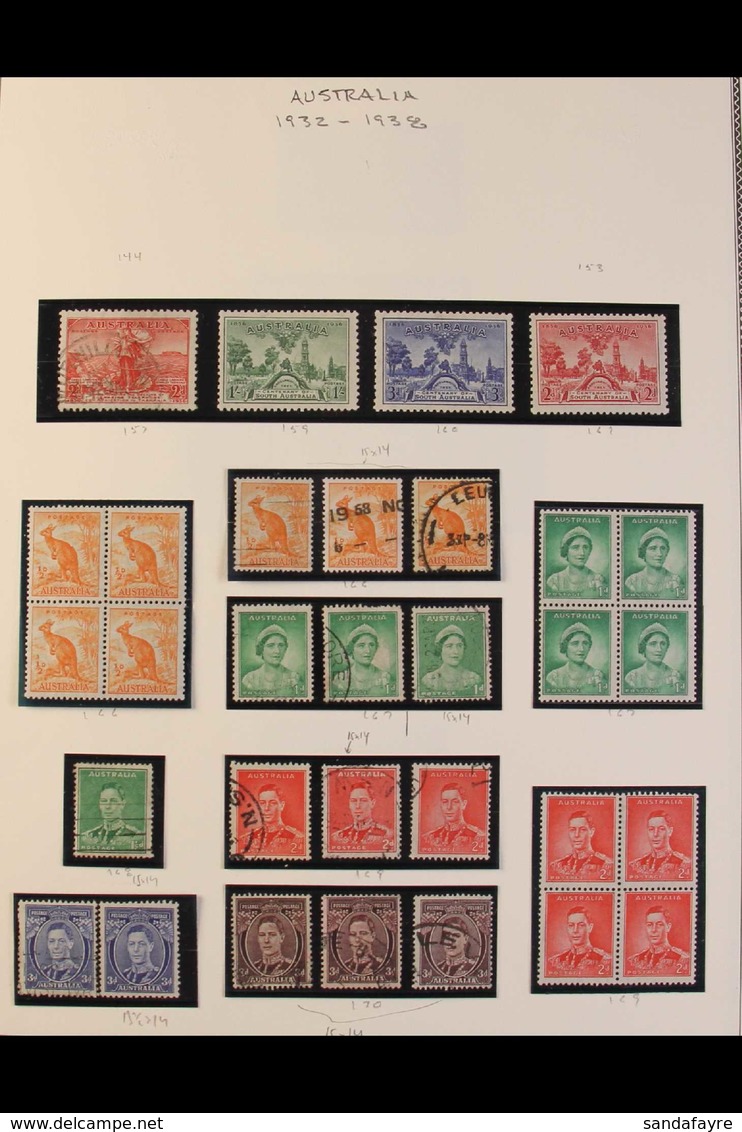 1936-1952 COMPREHENSIVE COLLECTION On Pages, Mint & Used, Inc 1936 SA Set Mint, 1937-49 Defins To 10s Mint Inc Perf 13½x - Sonstige & Ohne Zuordnung