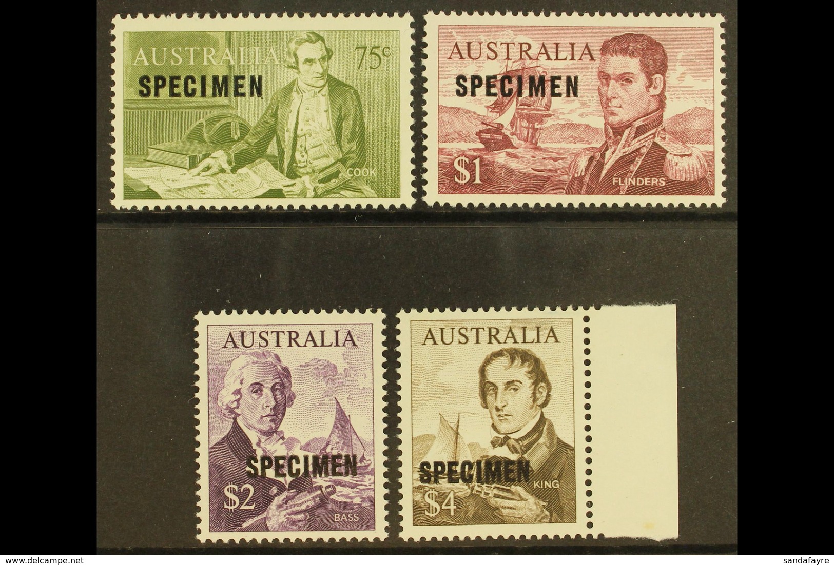 1966 Decimal Navigators "SPECIMEN" Ovpts Set, SG 400s/403s, Never Hinged Mint (4). For More Images, Please Visit Http:// - Sonstige & Ohne Zuordnung