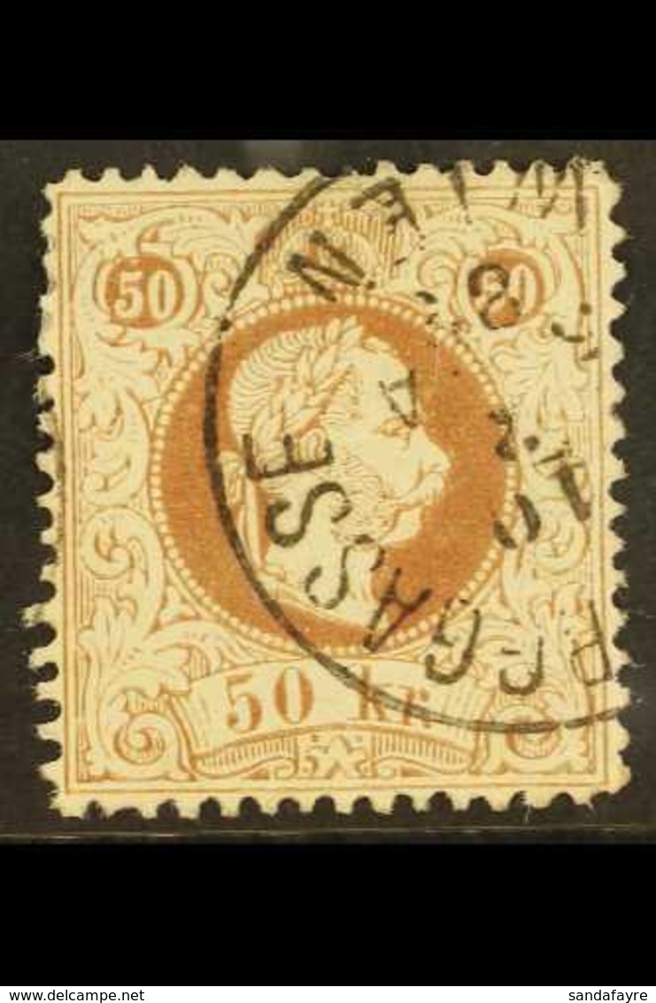 1874-84 50k brown, Fine Printing, perf.12, Mi 41 II D, Very Fine Used With C.d.s. Postmark. For More Images, Please Visi - Sonstige & Ohne Zuordnung