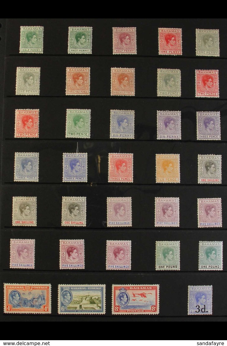 1938-52 DEFINITIVES COLLECTION Presented On A Stock Page That Includes An Attractive Shaded Range With All Value To Chal - Sonstige & Ohne Zuordnung